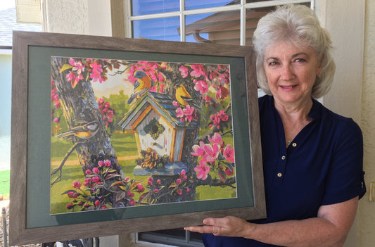 PART 3 IN THE MBN HOW TO SERIES: HOW TO FRAME YOUR PAINT BY NUMBERS PAINTING