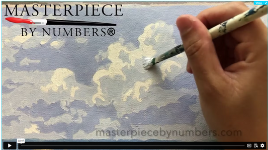 THE FIRST IN OUR MASTERPIECE BY NUMBERS  SUMMER "HOW TO" SERIES  BLENDING WITH PAINT BY NUMBERS