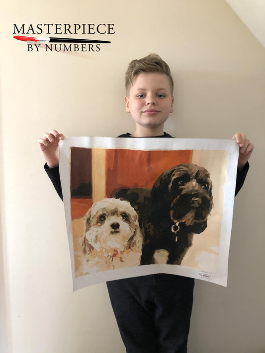 How A 10 Year Old Artist Spent His Christmas Holidays