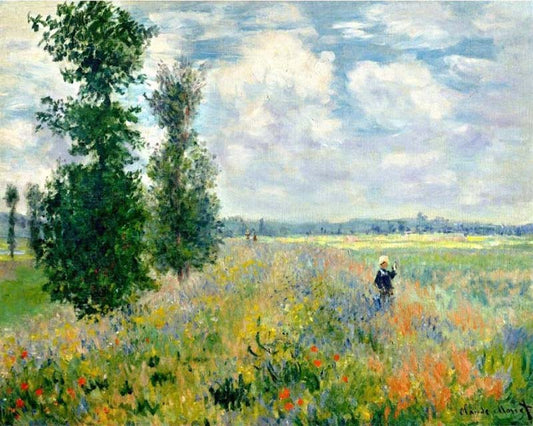 Claude Monet - Poppy Fields Near Argenteuil