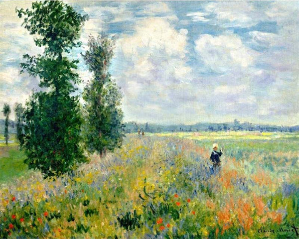 Claude Monet - Poppy Fields Near Argenteuil – Masterpiece By